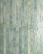 Chroma Aquamarine Glossy Glazed Porcelain 2"x18" Field Tile
