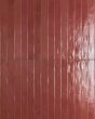 Chroma Red Glossy Glazed Porcelain 2"x18" Field Tile