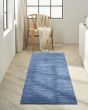 Ck010 Linear LNR01 Blue Area Rug