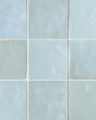 Cloe Baby Blue Glossy Glazed Ceramic 5"x5" Field Tile