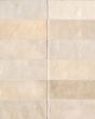 Cloe Creme Glossy Glazed Ceramic 2.5"x8" Field Tile