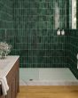 Cloe Green Glossy Glazed Ceramic 2.5"x8" Field Tile