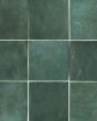Cloe Green Glossy Glazed Ceramic 5"x5" Field Tile