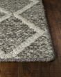 Cortico 6162 Dark Grey Diamonds Area Rug