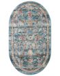 Courtyard COU-03 Blue Area Rug