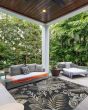 Dahlia 1408 Ivory/Brown Tropical Bouquets Area Rug