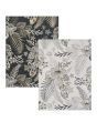 Dahlia 1408 Ivory/Brown Tropical Bouquets Area Rug