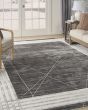 Desire DSR01 Charcoal Silver Area Rug