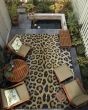 Dolce Amur Leopard New Gold Area Rug