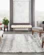 Dreamy Shag DRS01 Ivory/Charcoal Area Rug
