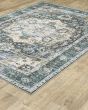Charleston cha01 Blue/Ivory Area Rug