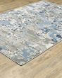 Easton 3317e Grey/Blue Area Rug