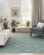 Easy Care NES01 Aqua/Teal Area Rug