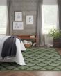 Easy Care NES01 Green Area Rug