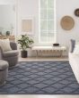 Easy Care NES01 Navy Blue Area Rug