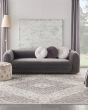 Elation ETN08 Ivory Grey Area Rug