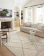 Fabian FAB-02 Ivory/Charcoal Area Rug