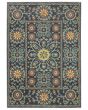 Francesca fr11b Blue/Rust Area Rug