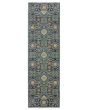 Francesca fr11b Blue/Rust Area Rug