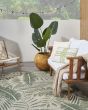 Garden Oasis GOA02 Ivory Green Area Rug