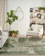 Garden Oasis GOA02 Ivory Green Area Rug