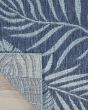Garden Oasis GOA02 Navy Area Rug