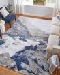 Gaspar 3838F Blue/Gray/White Rug