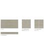 Grasscloth 2.0 Taupe Porcelain Tile