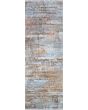 Halli Modern Edge Sky Blue/Multi Area Rug