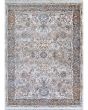Halli Floral Kashan Beige/Mocha Area Rug