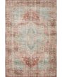 Heidi HEI-01 Terracotta/Aqua Area Rug