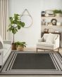 Horizon Indoor/Outdoor HOZ03 Black Area Rug