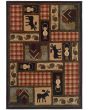 Hudson 1067a Brown/Red Area Rug