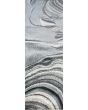 Hue Grey Marbled Stone Area Rug