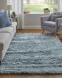 Indochine 4550F Blue/Silver Area Rug