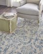 Jubilant JUB09 Ivory Blue Area Rug