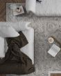 Juliet Rosaline Fog Grey Area Rug
