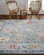 Karina 6792F Blue/Gray/Red Area Rug