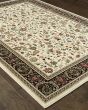 Kashan 108x Ivory/Black Area Rug