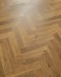 The Gault Estate Herringbone Norwich Honey Oak Hardwood