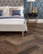 Korlok Select Salvaged Barnwood Herringbone Luxury Vinyl