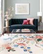 Les Fleurs LES-04 Ivory/Multi Area Rug