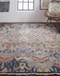 Leylan 0563F Blue/Gray/Tan Area Rug