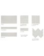 Linencloth 2.0 Pewter Weave Porcelain Tile