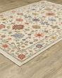 Lucca 93w Ivory/Multi Area Rug