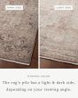 Lyra LYR-06 Berry/Stone Area Rug
