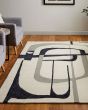 Maguire 8905F Ivory/Gray/Black Area Rug