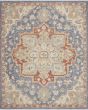 Maison MSO06 Blue Ivory 2'x3' Area Rug