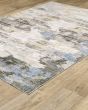 Malibu mal01 Ivory/Grey Area Rug