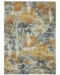 Malibu mal05 Blue/Gold Area Rug